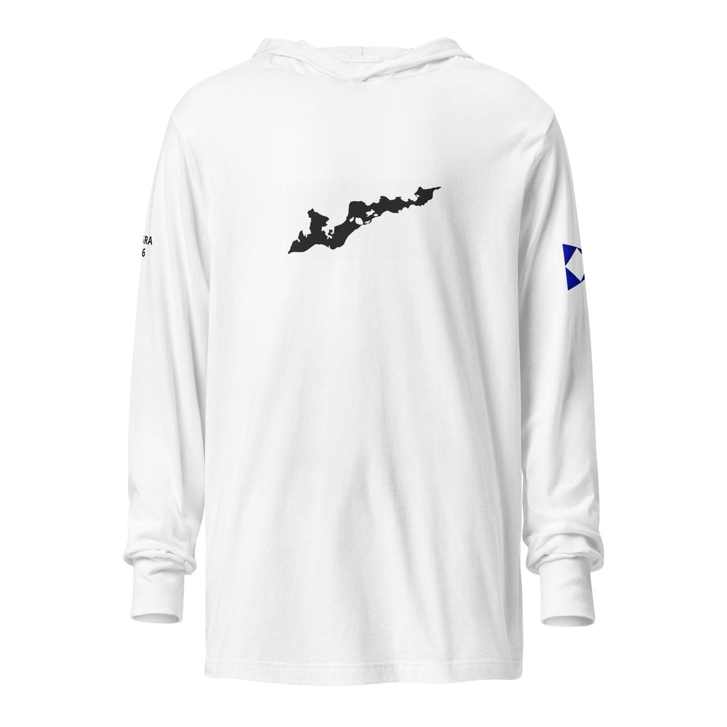 Hooded long-sleeve tee