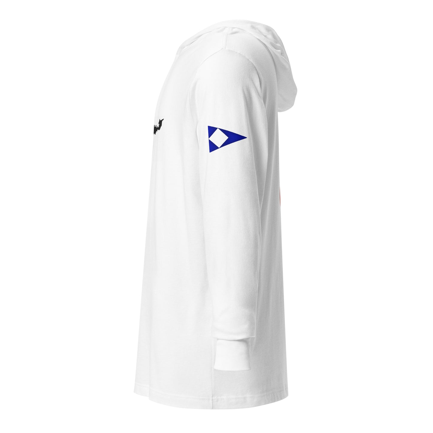 Hooded long-sleeve tee